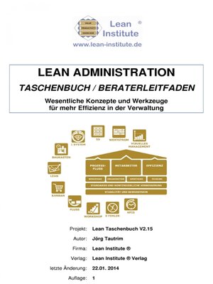 cover image of Lean Administration Taschenbuch